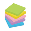 Post-it Original Pads in Floral Fantasy Collection Colors, 3" x 3", 100 Sheets/Pad, 5 Pads/Pack (6545UC)