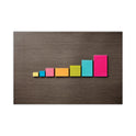 Post-it Original Pads in Poptimistic Collection Colors, 3" x 5", 100 Sheets/Pad, 5 Pads/Pack (6555PK)