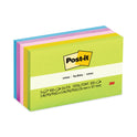 Post-it Original Pads in Floral Fantasy Collection Colors, 3" x 5", 100 Sheets/Pad, 5 Pads/Pack (6555UC)