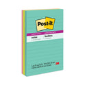 Post-it Pads in Supernova Neon Collection Colors, Note Ruled, 4" x 6", 90 Sheets/Pad, 3 Pads/Pack (6603SSMIA)