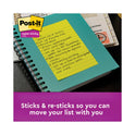 Post-it Pads in Energy Boost Collection Colors, Note Ruled, 4" x 6", 90 Sheets/Pad, 3 Pads/Pack (6603SSUC)