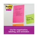 Post-it Pads in Energy Boost Collection Colors, Note Ruled, 4" x 6", 90 Sheets/Pad, 3 Pads/Pack (6603SSUC)