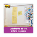 Post-it Pads in Canary Yellow, Note Ruled, 4" x 6", 90 Sheets/Pad, 5 Pads/Pack (6605SSCY)