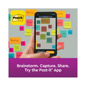 Post-it Meeting Notes in Energy Boost Collection Colors, 8" x 6", 45 Sheets/Pad, 4 Pads/Pack (6845SSP)