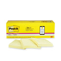 Post-it Pads in Canary Yellow, Cabinet Pack, 3" x 3", 90 Sheets/Pad, 24 Pads/Pack (65424SSCP)