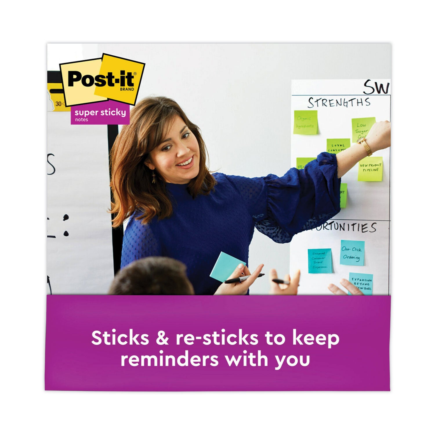 Post-it Pads in Supernova Neon Collection Colors, Cabinet Pack, 3" x 3", 70 Sheets/Pad, 24 Pads/Pack (65424SSMIACP)