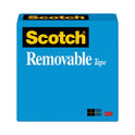 Scotch Removable Tape, 1" Core, 0.75" x 36 yds, Transparent (811341296)