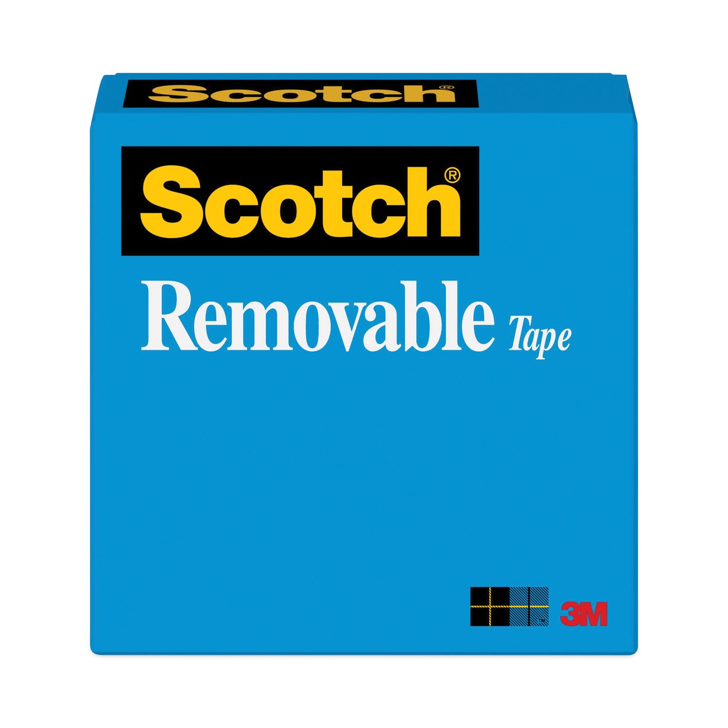Scotch Removable Tape, 1" Core, 0.75" x 36 yds, Transparent (811341296)