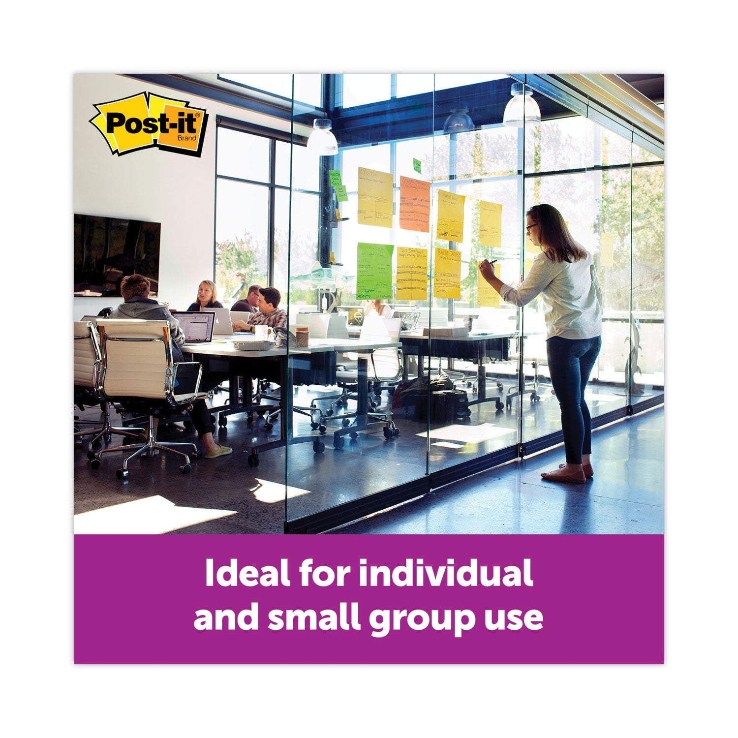 Post-it Big Notes, Unruled, 11 x 11, Green, 30 Sheets (BN11G)