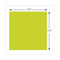 Post-it Big Notes, Unruled, 11 x 11, Green, 30 Sheets (BN11G)