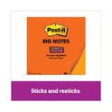 Post-it Big Notes, Unruled, 11 x 11, Orange, 30 Sheets (BN11O)