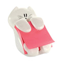 Post-it Cat Notes Dispenser, For 3 x 3 Pads, White, Includes (1) Rio de Janeiro Super Sticky Pop-up Pad (CAT330)