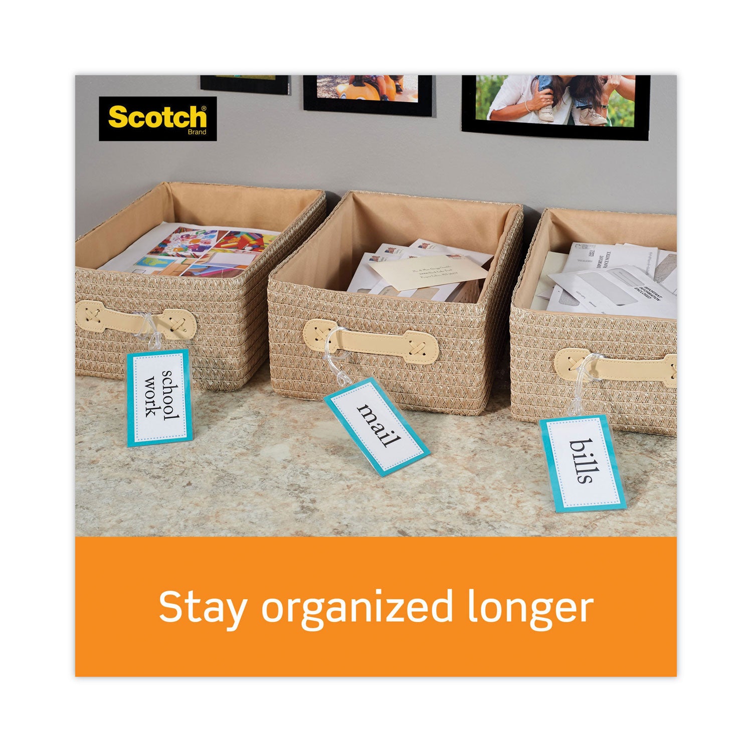 Scotch Self-Sealing Laminating Pouches, 9.5 mil, 3.88" x 2.44", Gloss Clear, 25/Pack (LS851G)