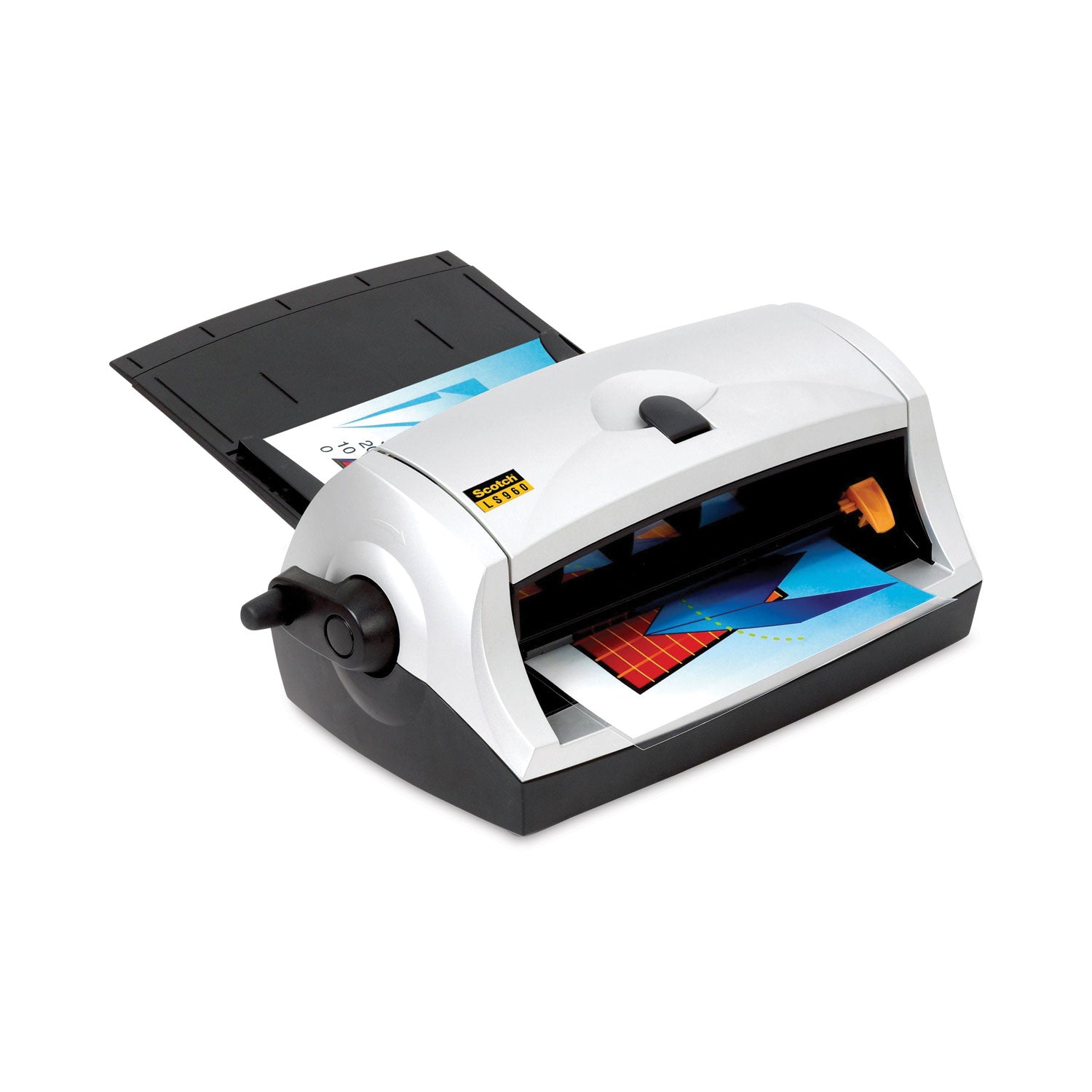 Scotch 8.5 Heat-Free Laminator w/1 Cartridge, 8.5" Max Document Width, 9.2 mil Max Document Thickness (LS960)