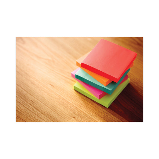 Post-it Original Pop-up Refill, 3" x 3", Poptimistic Collection Colors, 100 Sheets/Pad, 6 Pads/Pack (R330AN)