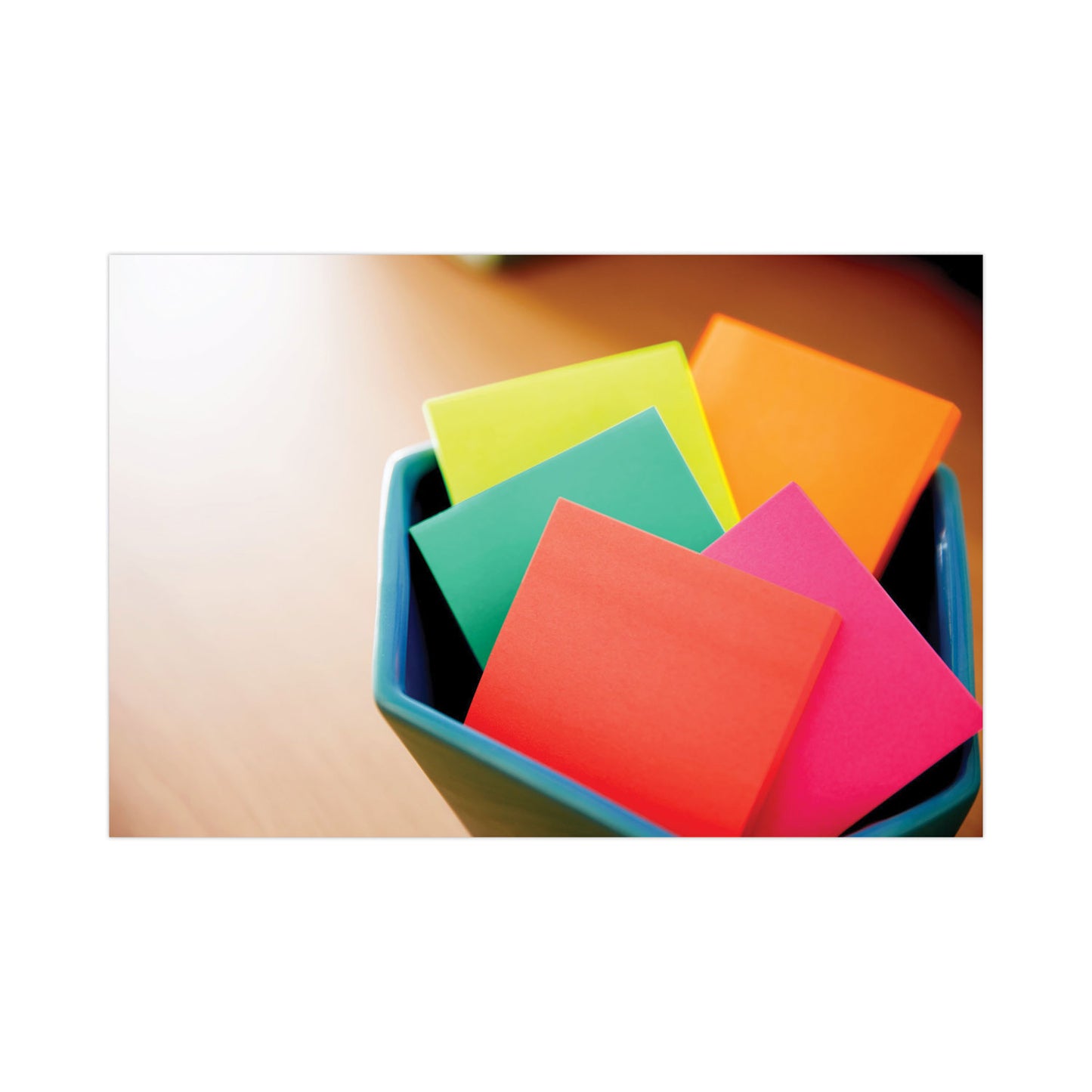 Post-it Original Pop-up Refill, 3" x 3", Poptimistic Collection Colors, 100 Sheets/Pad, 6 Pads/Pack (R330AN)