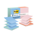 Post-it Original Pop-up Refill, Beachside Cafe Collection Alternating-Color Value Pack, 3" x 3", 100 Sheets/Pad, 12 Pads/Pack (R330UALT)