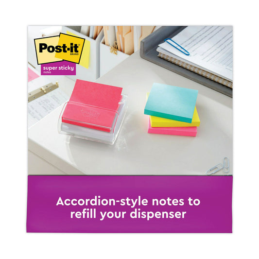 Post-it Pop-up 3 x 3 Note Refill Cabinet Pack, 3" x 3", Supernova Neons Collection Colors, 100 Sheets/Pad, 18 Pads/Pack (R33018SSMIAC)