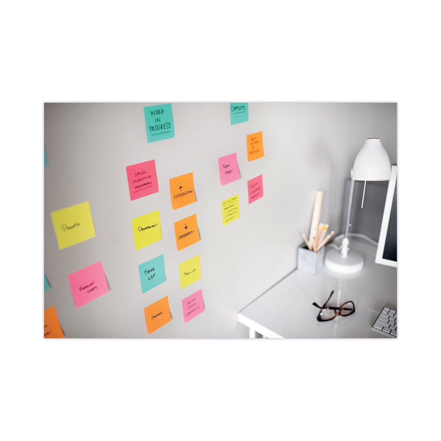 Post-it Pop-up 3 x 3 Note Refill Cabinet Pack, 3" x 3", Supernova Neons Collection Colors, 100 Sheets/Pad, 18 Pads/Pack (R33018SSMIAC)