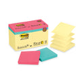 Post-it Original Pop-up Notes Value Pack, 3 x 3, (14) Canary Yellow, (4) Poptimistic Collection Colors, 100 Sheets/Pad, 18 Pads/Pack (R330144B)