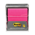 Post-it Wrap Dispenser, For 3 x 3 Pads, Black/Clear, Includes 45-Sheet Color Varies Pop-up Super Sticky Pad (WD330BK)