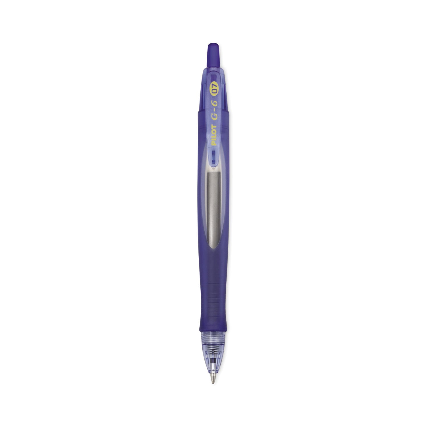 Pilot G6 Gel Pen, Retractable, Fine 0.7 mm, Blue Ink, Blue Barrel (31402)