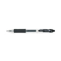 Zebra Sarasa Dry Gel X20 Gel Pen, Retractable, Fine 0.5 mm, Black Ink, Clear/Black Barrel, 12/Pack (46710)