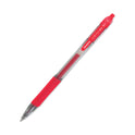 Zebra Sarasa Dry Gel X20 Gel Pen, Retractable, Medium 0.7 mm, Red Ink, Clear/Red Barrel, 12/Pack (46830)