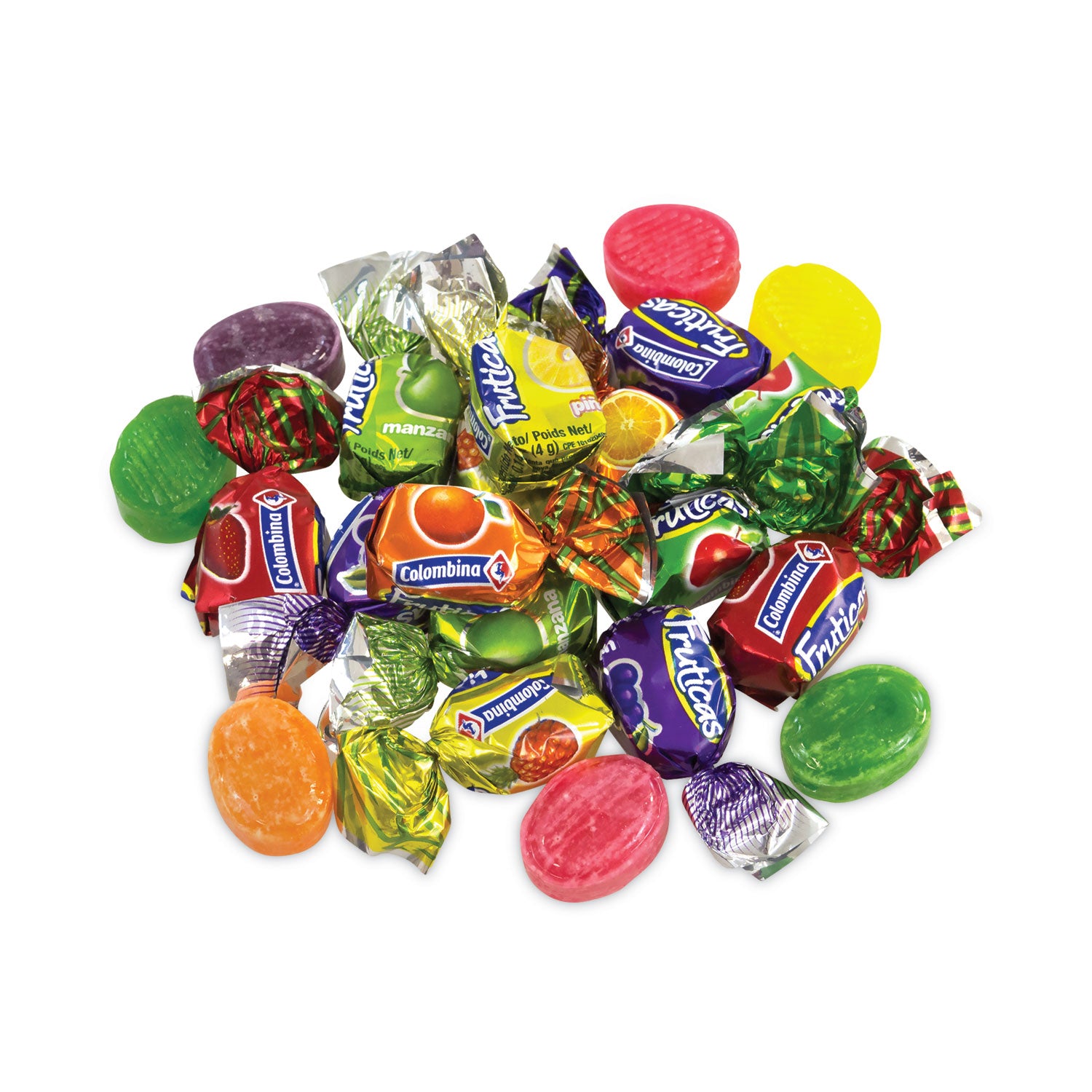 Colombina Fancy Filled Hard Candy Assortment, Variety, 5 lb Bag, Approx. 420 Pieces (20900248)