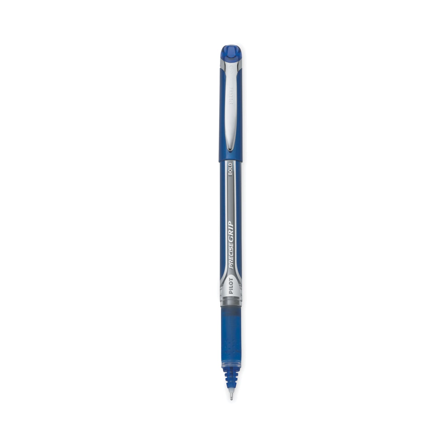 Pilot Precise Grip Roller Ball Pen, Stick, Bold 1 mm, Blue Ink, Blue Barrel (28902)