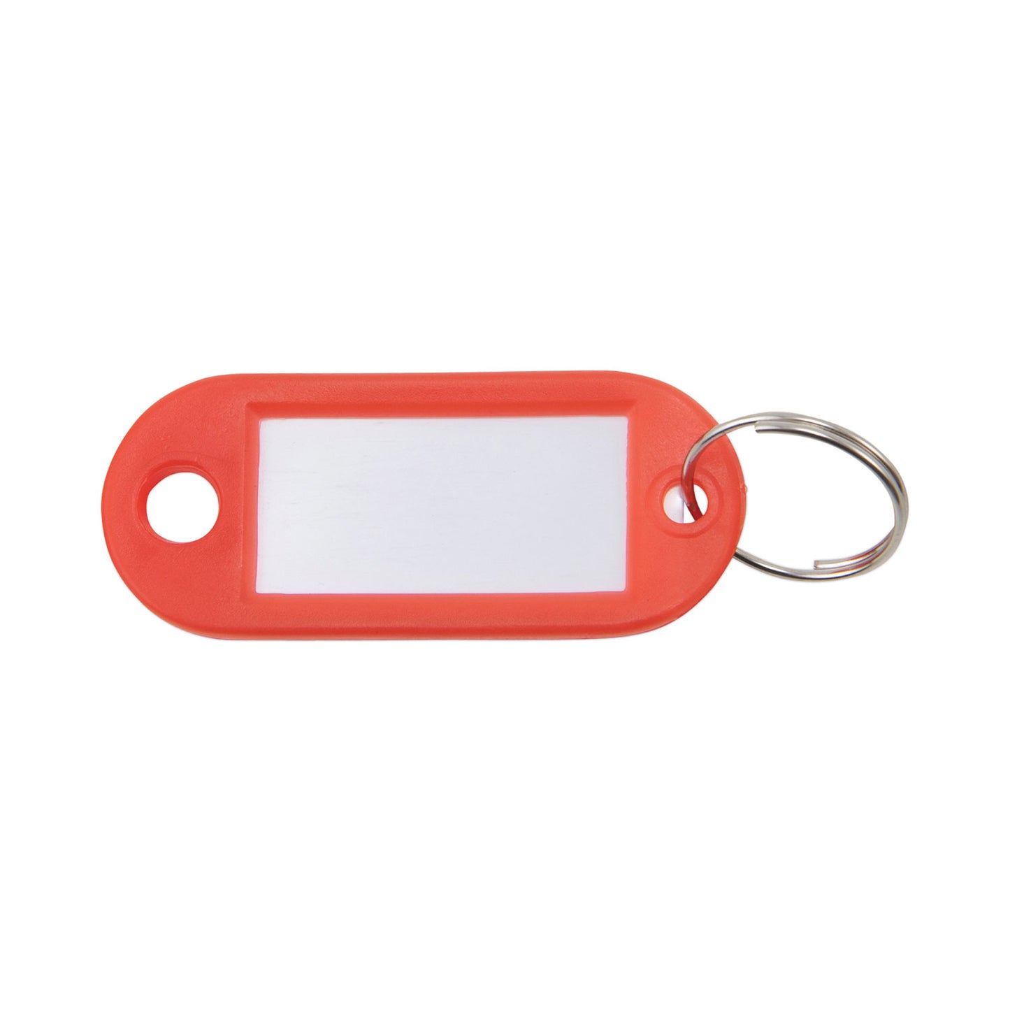 Advantus Key Tags Label Window, 0.88 x 0.19 x 2, Red, 6/Pack (KEY98018)