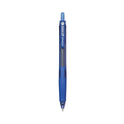 Pilot G-Knock BeGreen Gel Pen, Retractable, Fine 0.7 mm, Blue Ink, Translucent Blue/Blue Barrel, Dozen (31507)