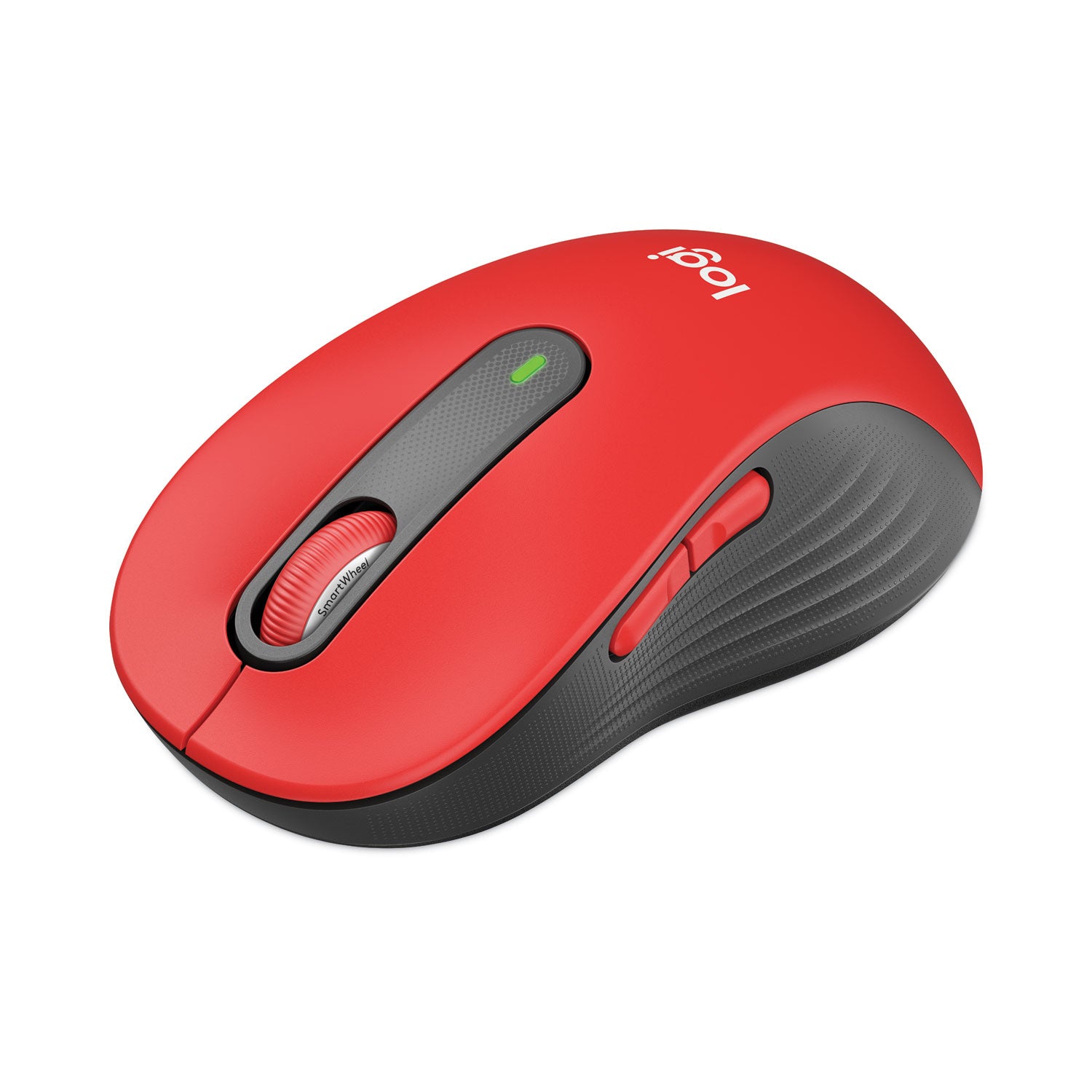 Logitech Signature M650 Wireless Mouse, Large, 2.4 GHz Frequency, 33 ft Wireless Range, Right Hand Use, Red (910006358)