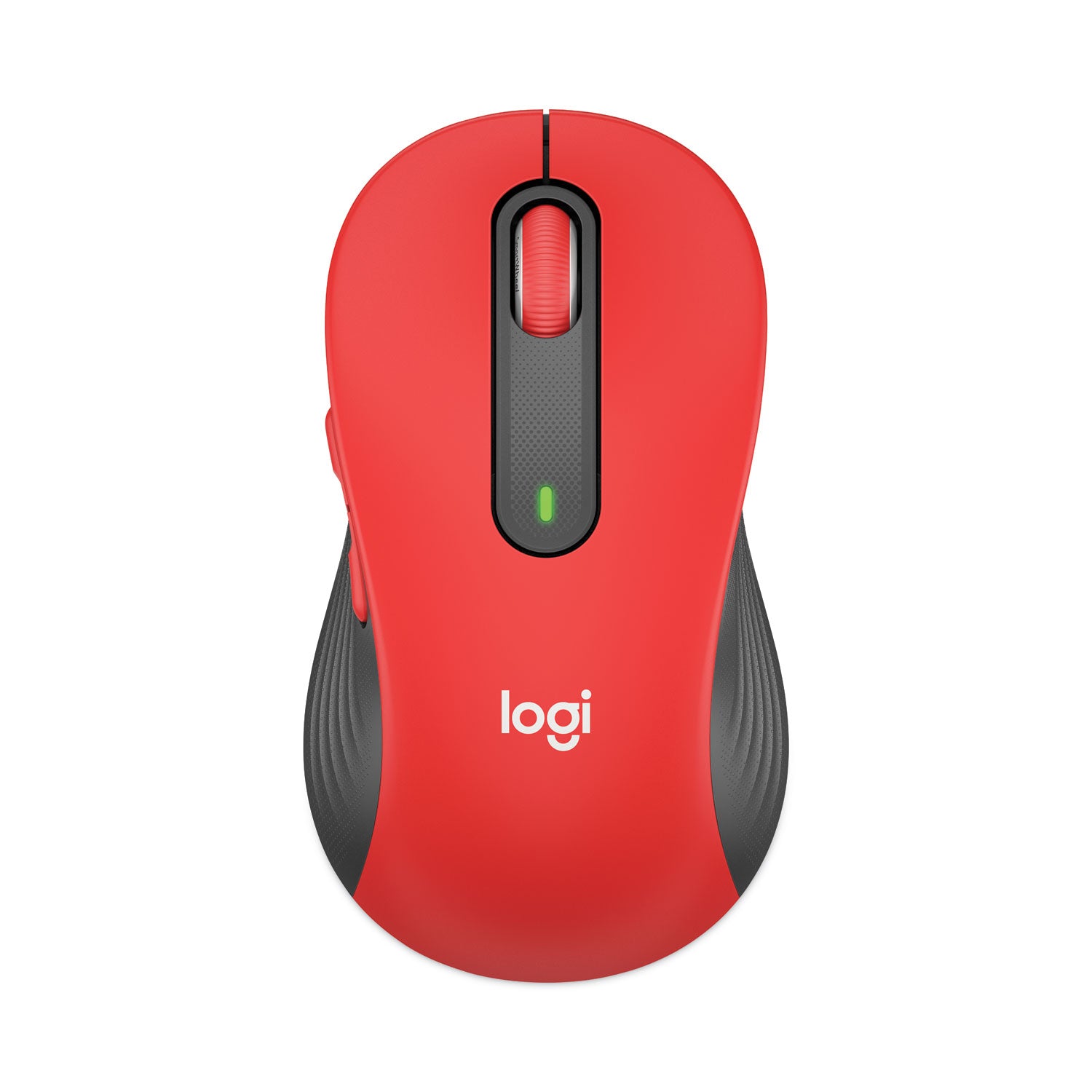 Logitech Signature M650 Wireless Mouse, Large, 2.4 GHz Frequency, 33 ft Wireless Range, Right Hand Use, Red (910006358)