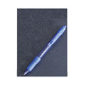 Paper Mate Profile Gel Pen, Retractable, Bold 1 mm, Blue Ink, Translucent Blue Barrel, Dozen (2102161)