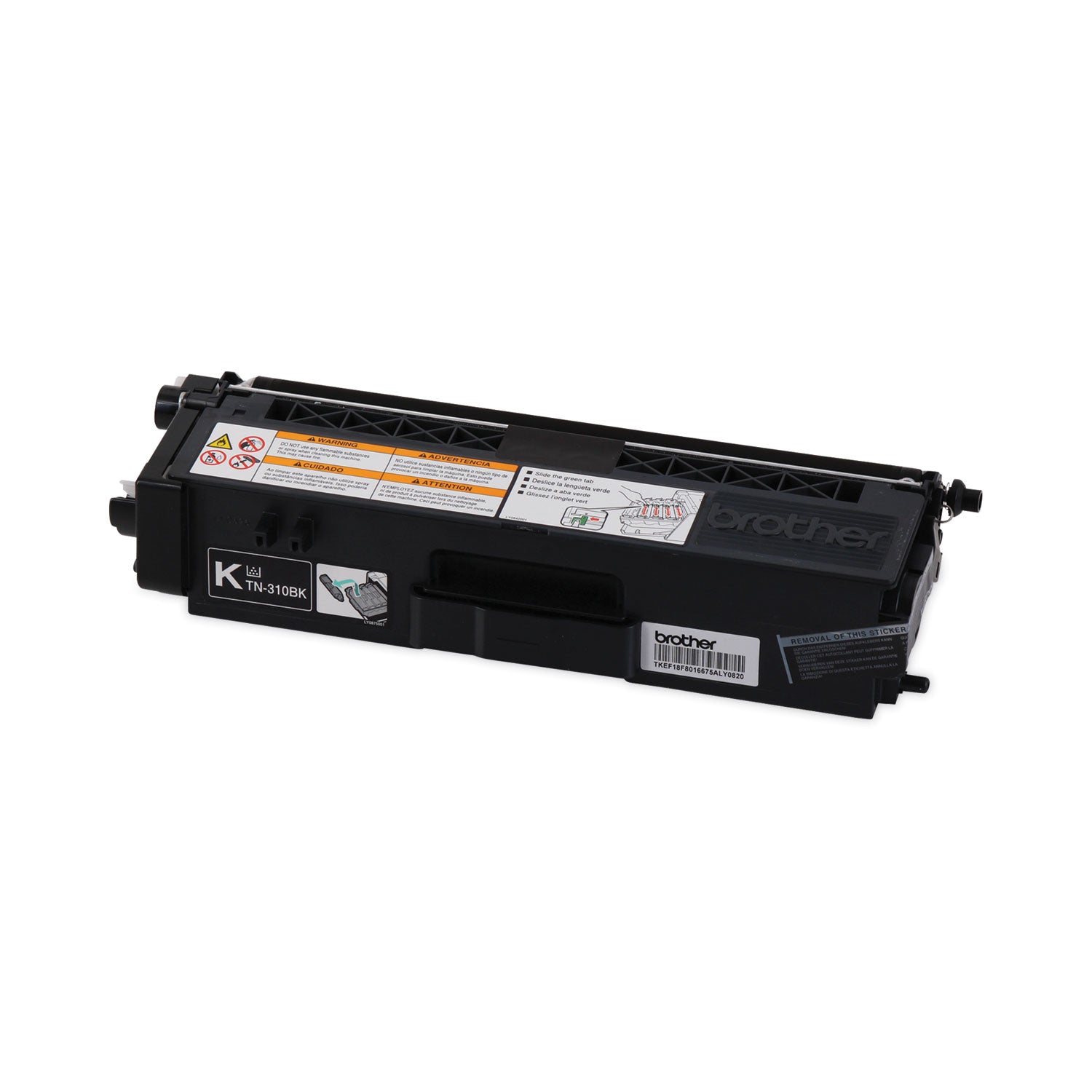 Brother TN310BK Toner, 2,500 Page-Yield, Black