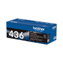 Brother TN436BK Super High-Yield Toner, 6,500 Page-Yield, Black - 2 Pack