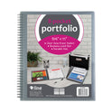 C-Line Eight-Pocket Portfolio, Polypropylene, 8.5 x 11, Smoke/Smoke (33081)