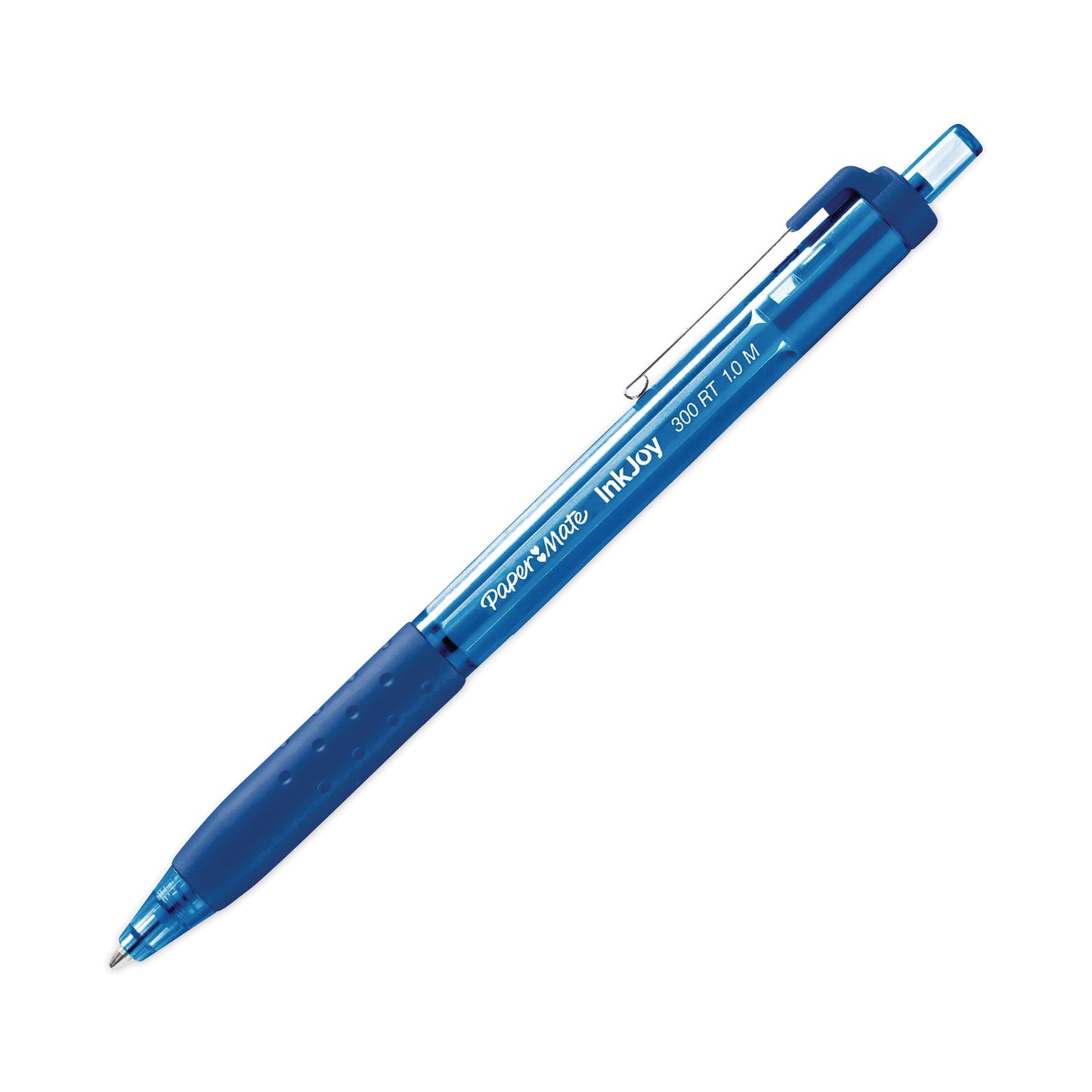 Paper Mate InkJoy 300 RT Ballpoint Pen, Retractable, Medium 1 mm, Blue Ink, Blue Barrel, 36/Pack (2082957)