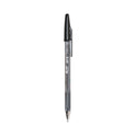 Pilot Better Ballpoint Pen, Stick, Medium 1 mm, Black Ink, Smoke Barrel, Dozen (35711)