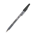 Pilot Better Ballpoint Pen, Stick, Medium 1 mm, Black Ink, Smoke Barrel, Dozen (35711)