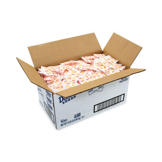 Domino Sugar Packets, 0.1 oz Packet, 2,000/Carton (22000501)