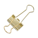 U Brands Binder Clips, Small, Gold, 72/Pack (3595U0624)