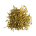 U Brands Paper Clips, Medium, Vinyl-Coated, Gold, 200 Clips/Box, 5 Boxes/Pack (3619U0624)