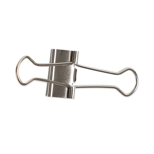 U Brands Binder Clips, Small, Silver, 72/Pack (3602U0624)