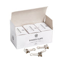 U Brands Binder Clips, Small, Silver, 72/Pack (3602U0624)