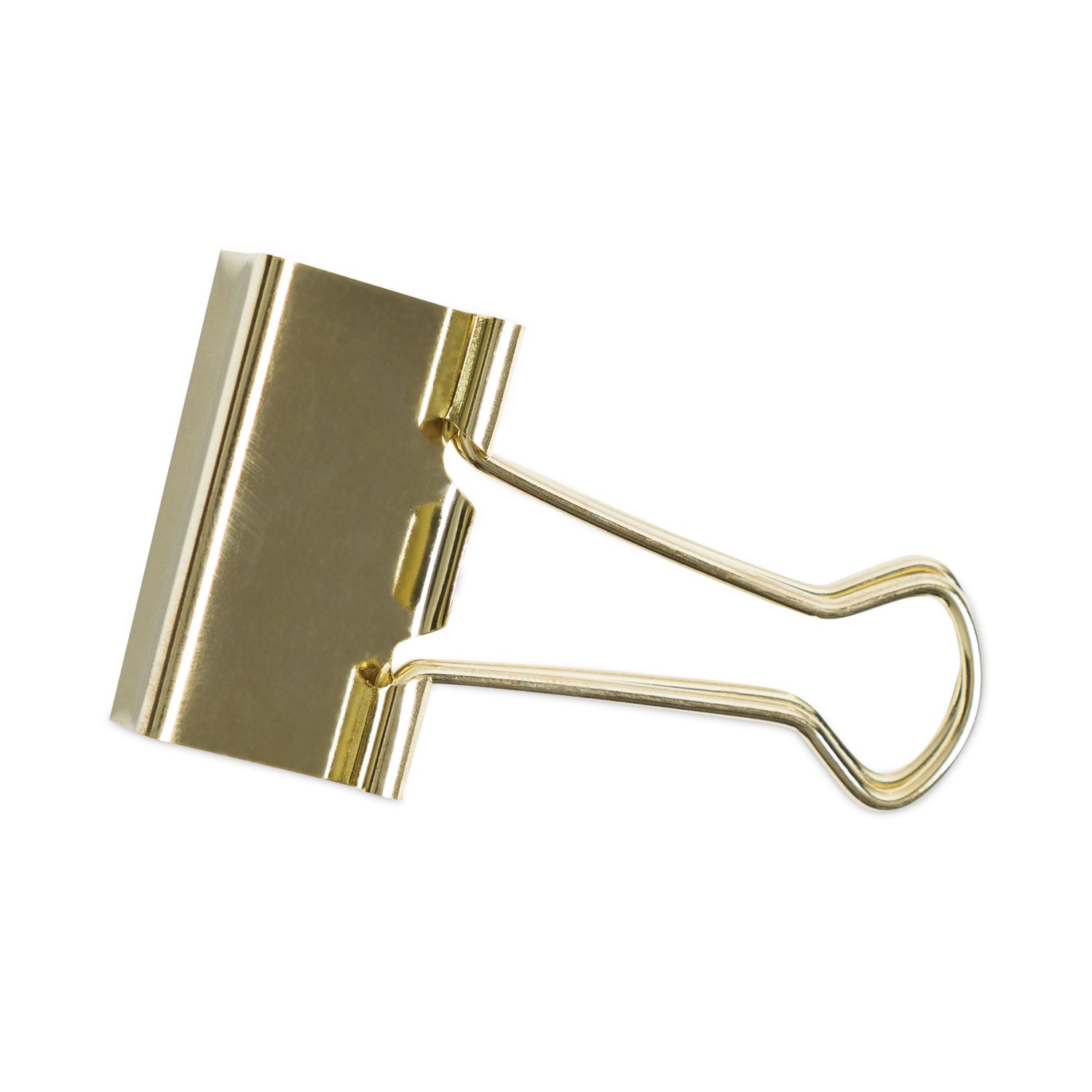 U Brands Binder Clips, Medium, Gold, 72/Pack (3600U0624)