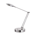 Alera Adjustable LED Task Lamp with USB Port, 11w x 6.25d x 26h, Brushed Nickel (LED900S)