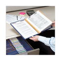 Smead Six-Section Pressboard Top Tab Classification Folders, Six SafeSHIELD Fasteners, 2 Dividers, Legal Size, Dark Blue, 10/Box (19035)