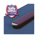 Smead Six-Section Pressboard Top Tab Classification Folders, Six SafeSHIELD Fasteners, 2 Dividers, Legal Size, Dark Blue, 10/Box (19035)